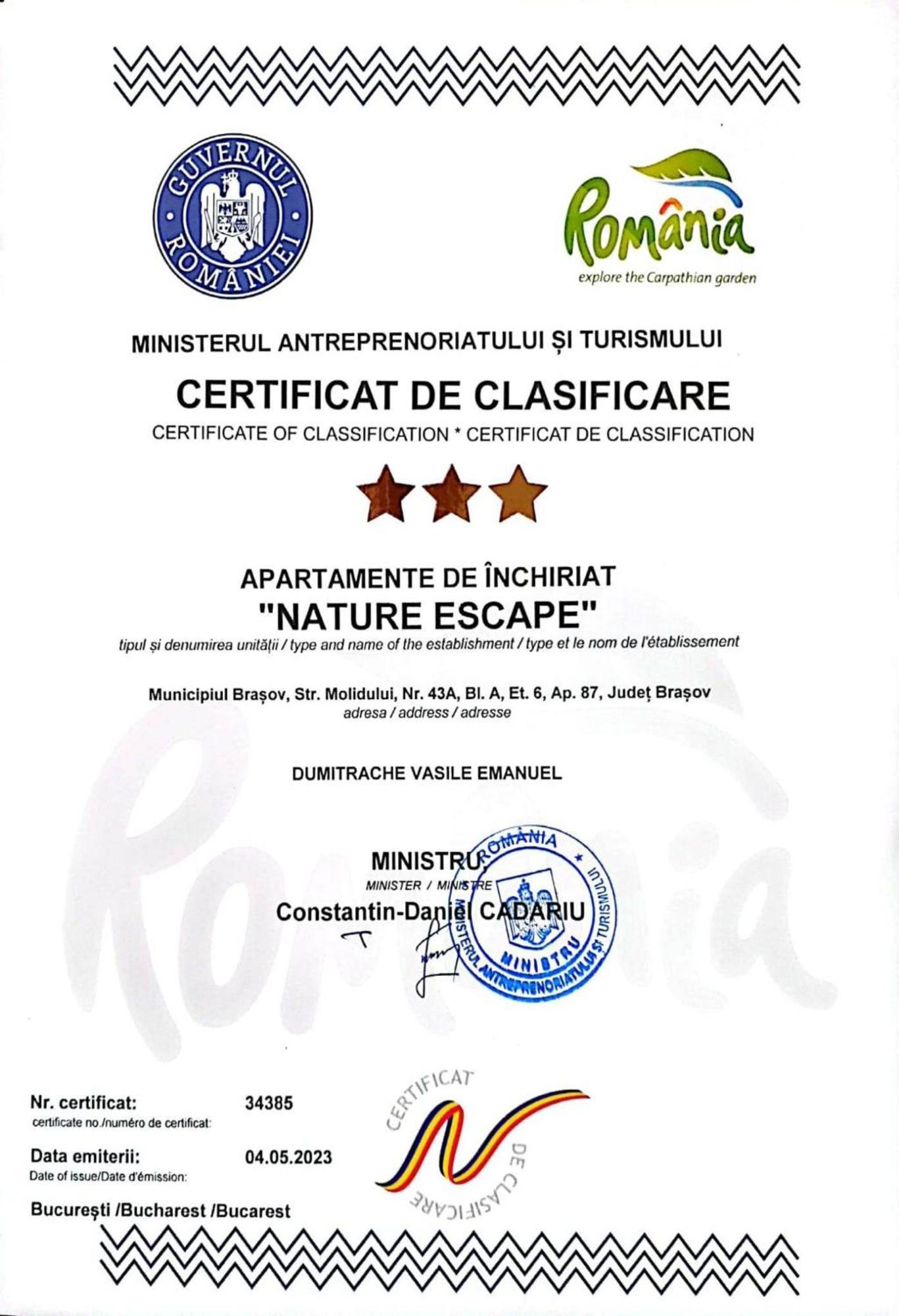 Nature Escape Apartment Brașov Exterior foto